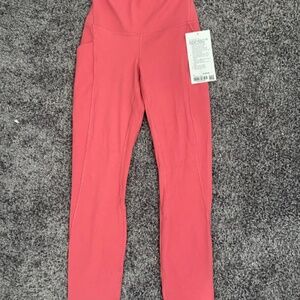 Lululemon Align HR Pant Leggings Size 6 - Length 25" - Colorway Desert Red